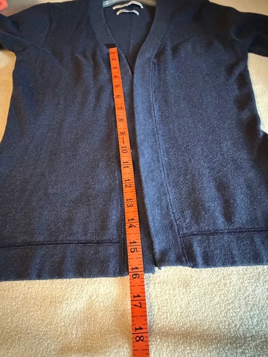 Tommy Hilfiger Dark Navy Cardigan with little hook-n-eye closers 100% COTTON - Picture 6 of 8